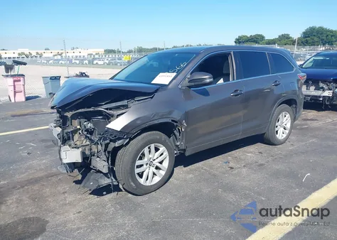 2016 Toyota Highlander Le V6 из США, поврежденный, VIN 5TDZKRFHXGS184566